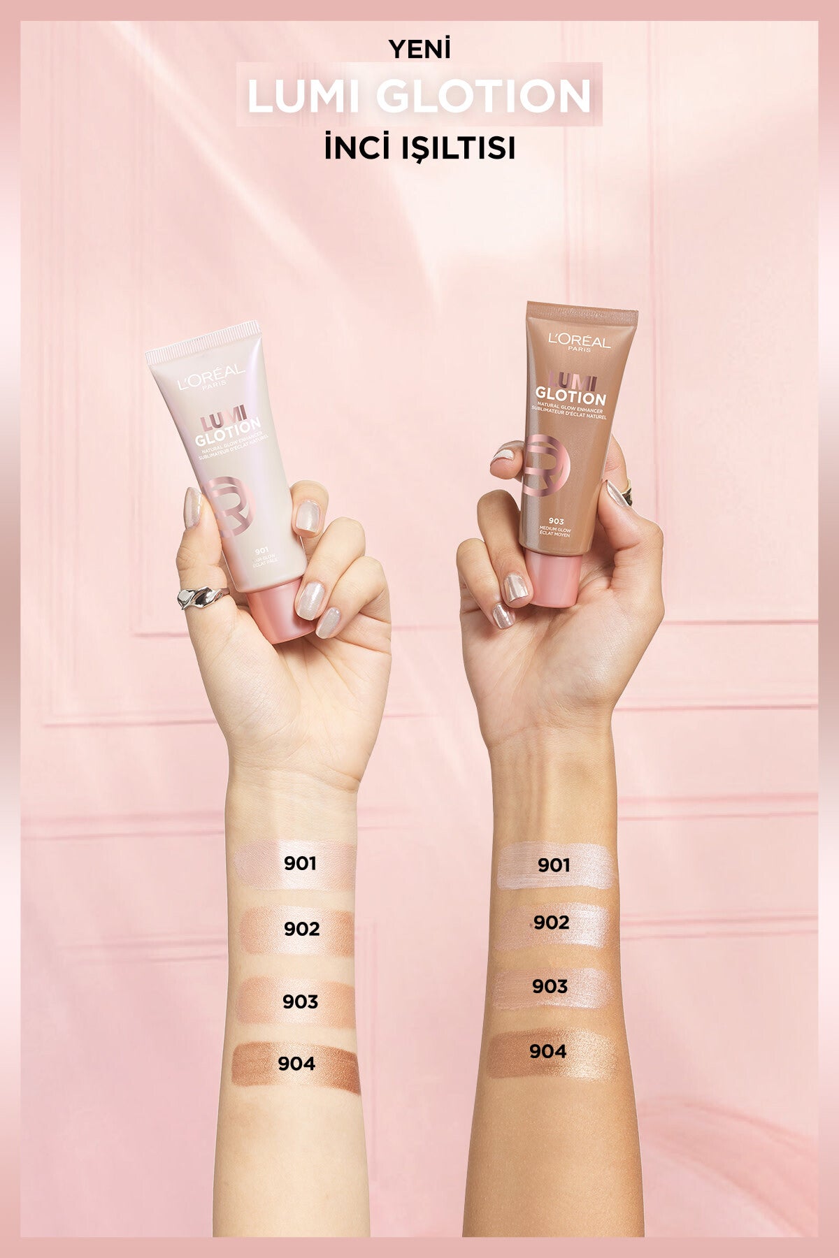 L'Oréal Paris Glotion All-In-One Doğal Işıltı Aydınlatıcı 901 Fair Glow 40 ml 7