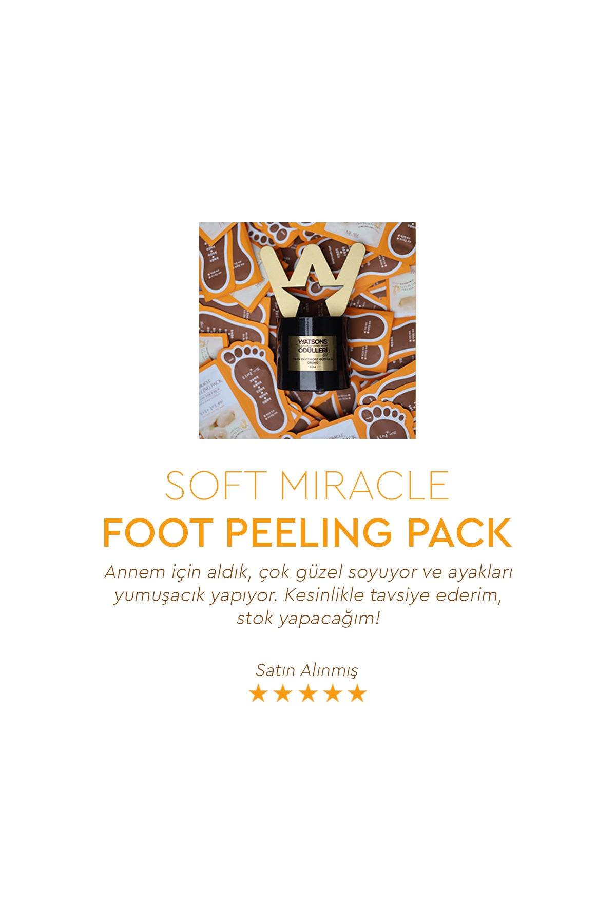 Miracle Foot Peeling Pack - Çorap Tipi Ayak Peeling Maskesi 2'li