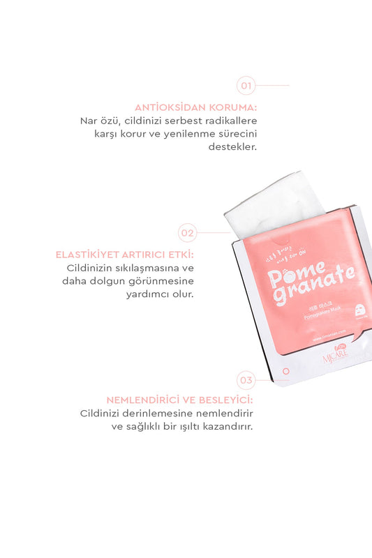 MJCare On Pomegranate extract sheet mask – detail 1