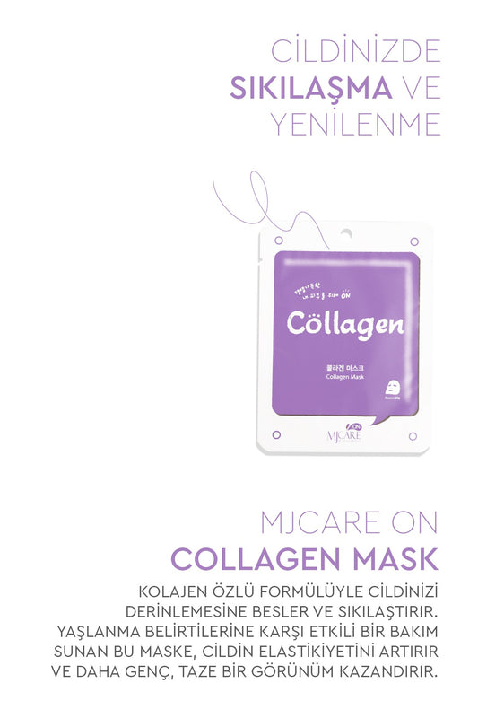 MJCare On Collagen face sheet mask – detail 1