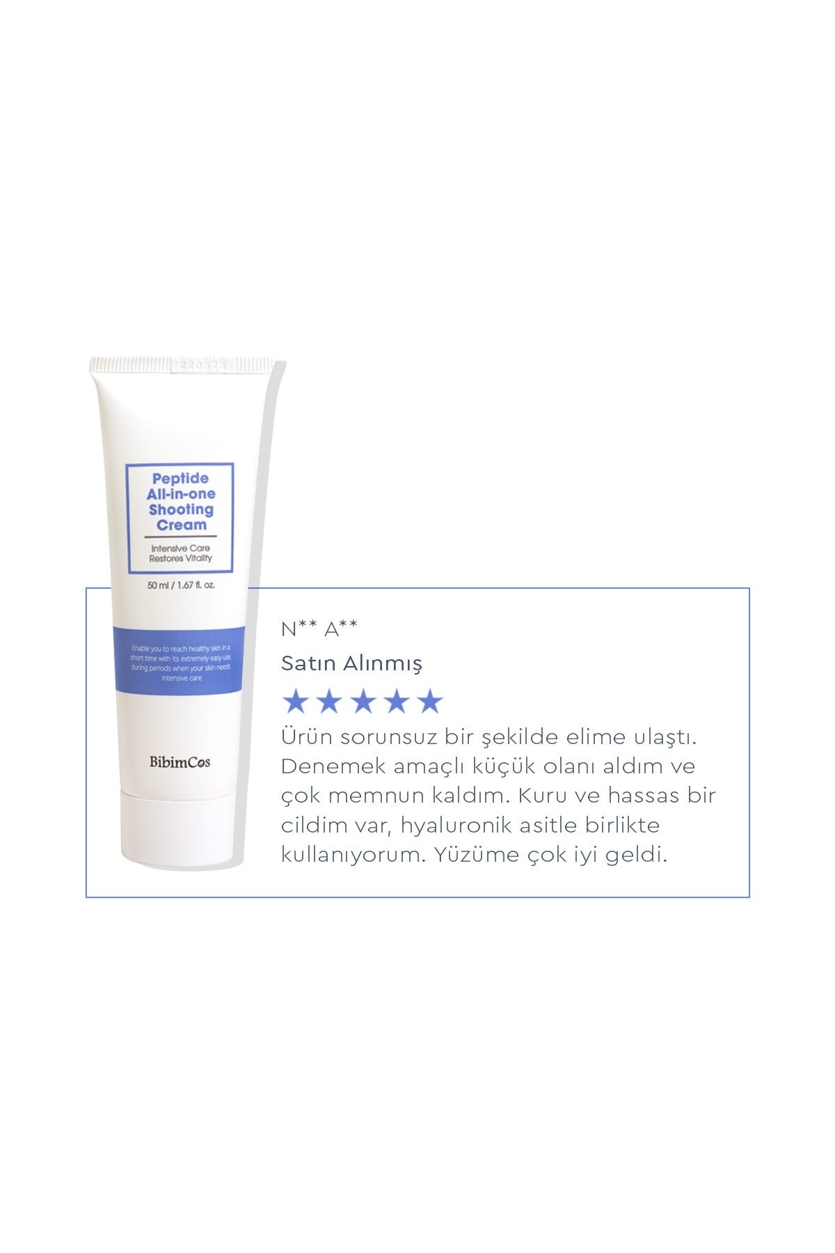 All-in-one Shooting Cream - Intensive Moisturizing Cream 50ml