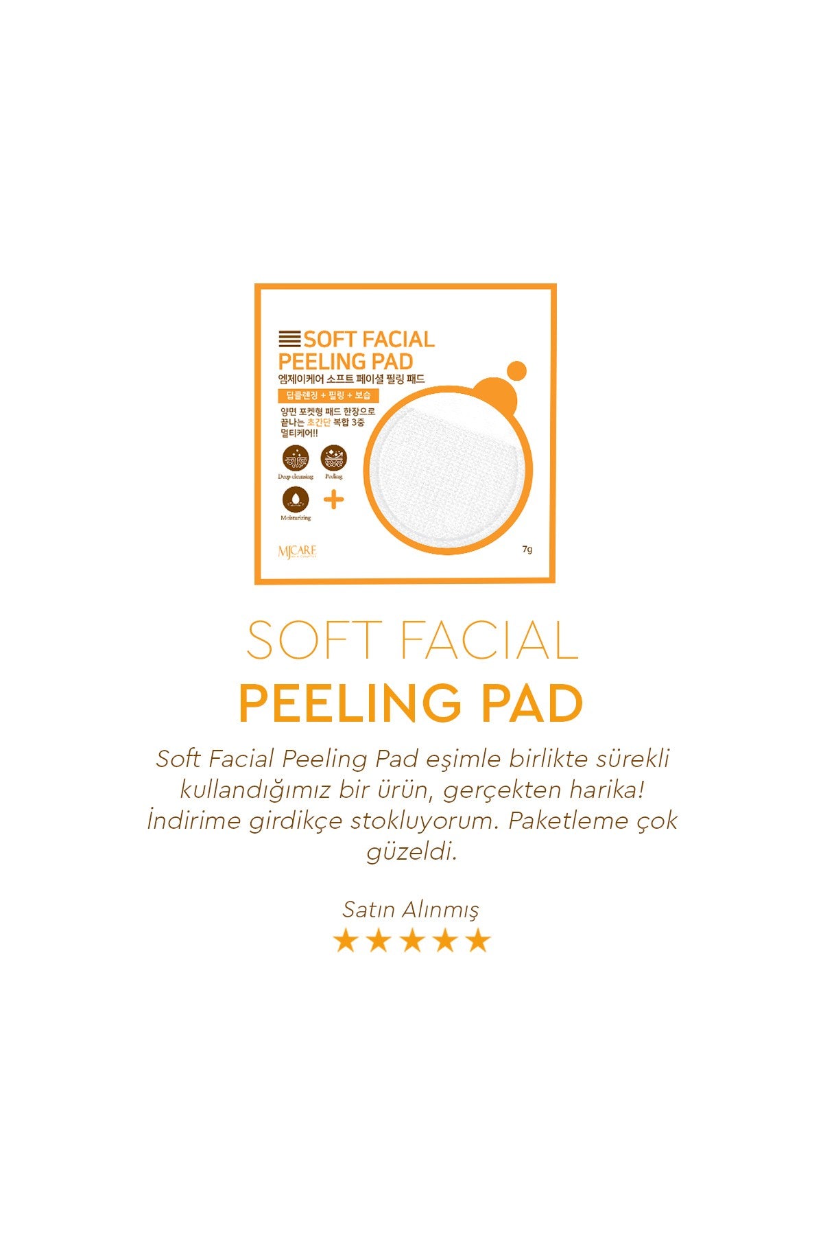 Face Peeling Pad 5'li