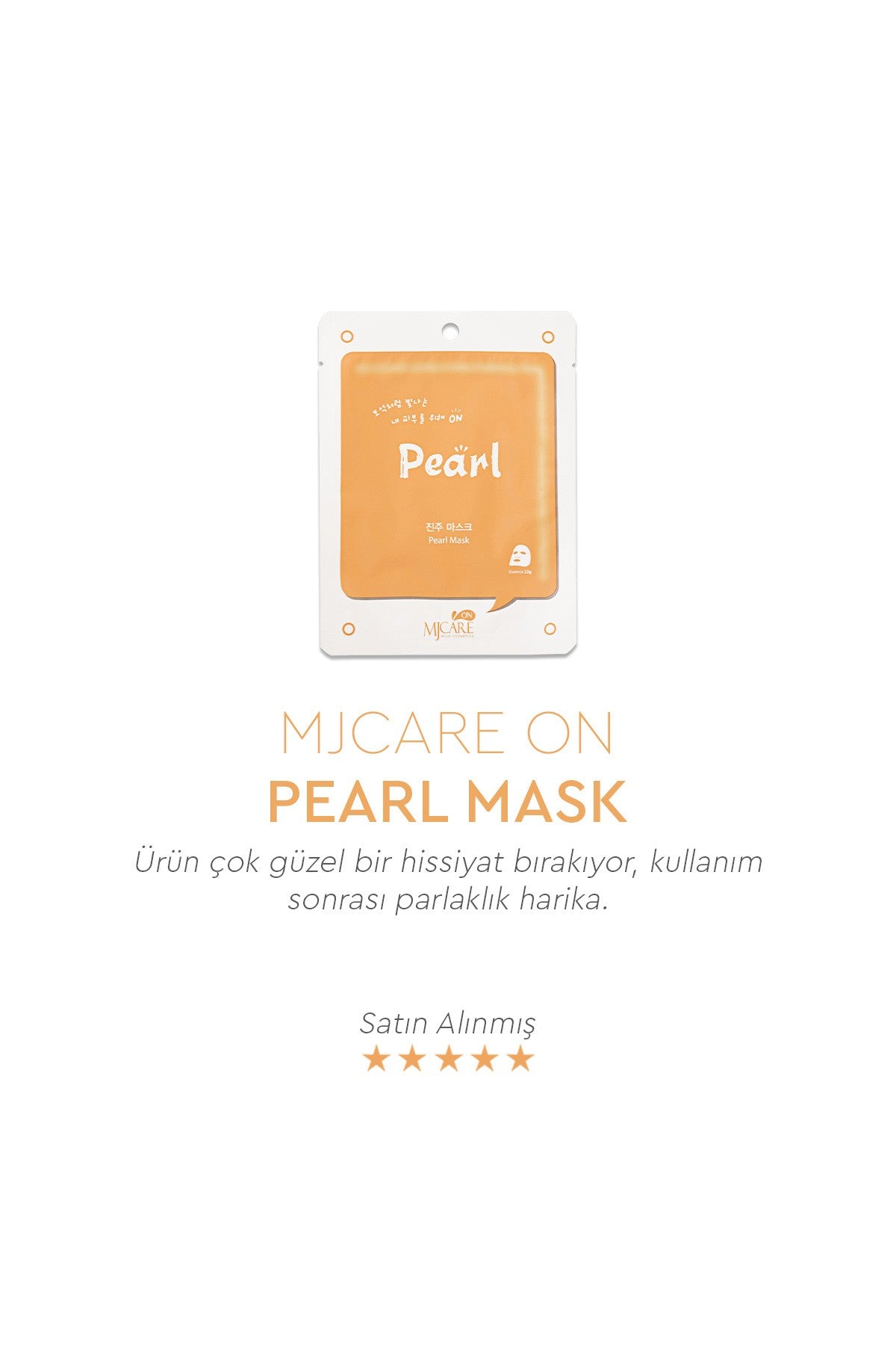 On Pearl Mask - Inci Özlü Yüz Maskesi 5'li