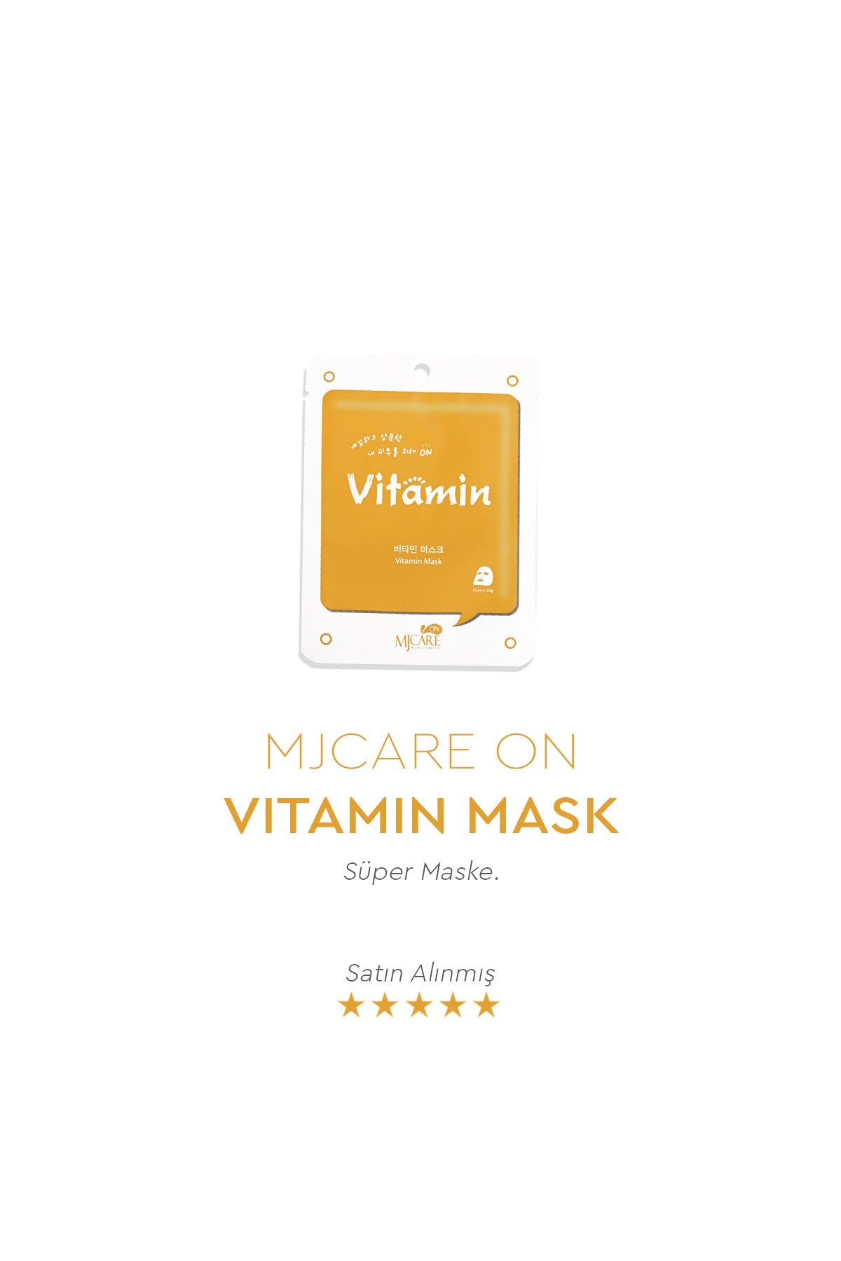 On Vitamin Mask -vitaminli Yüz Maskesi 10'lu