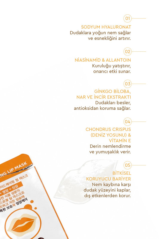 MJCare Deep Hydrating yoğun nemlendirici dudak maskesi – detay 1