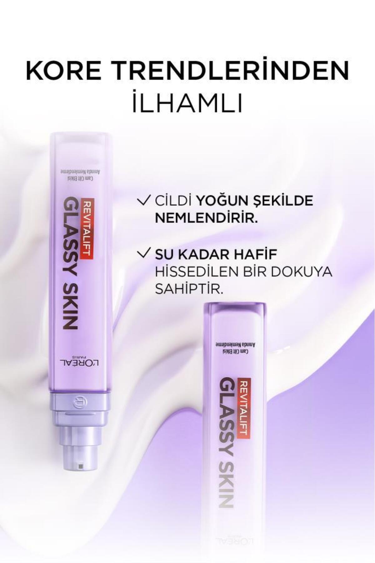 L'Oréal Paris Revitalift Filler Glassy Skin Cam Cilt Görünümü Veren[Hyaluronik Asit] İçeren Nemlendirici Krem 50ml 5