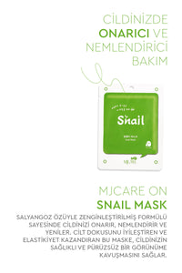 On Snail Mask - Salyangoz Özlü Yüz Maskesi 10'lu