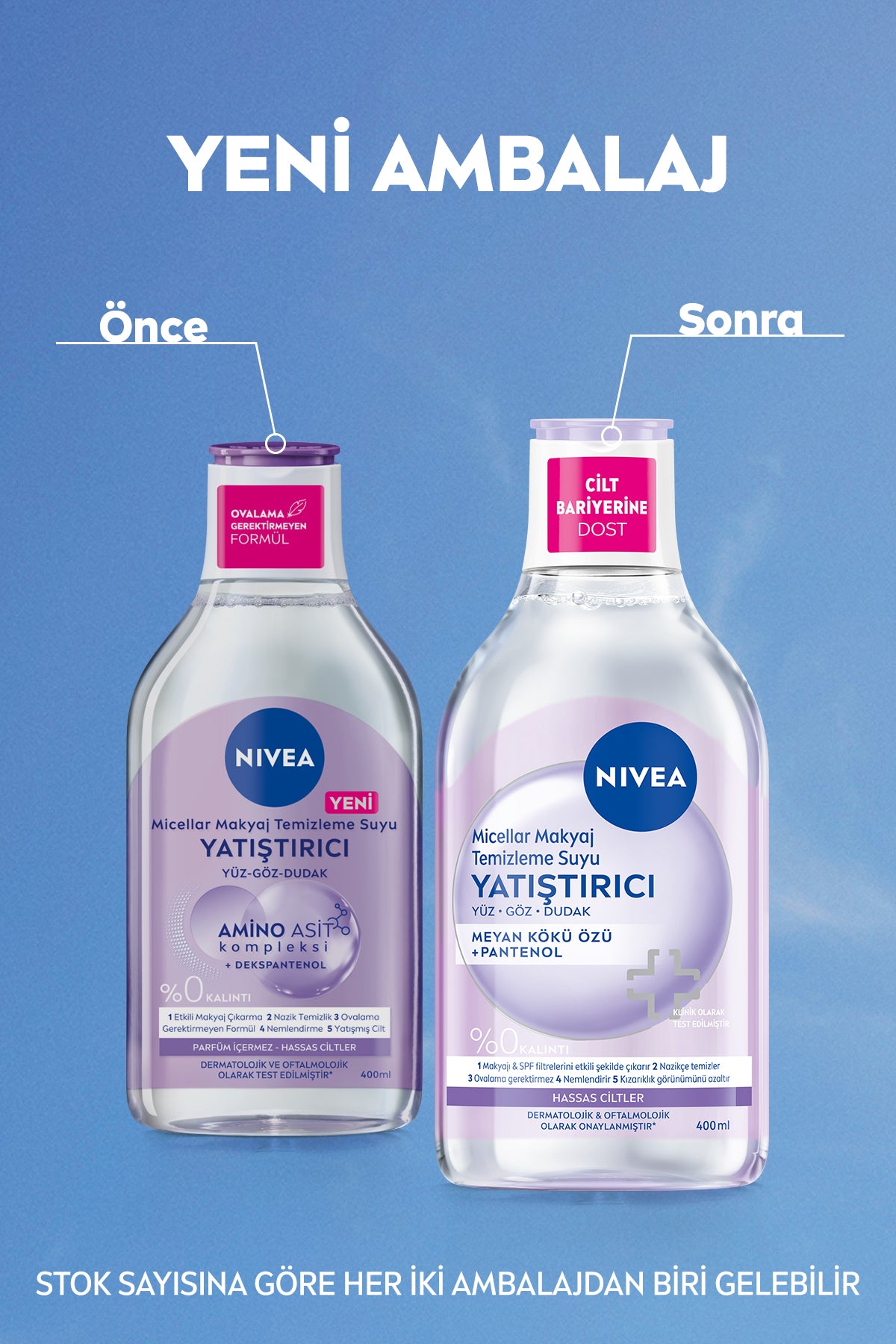 Yatıştırıcı Micellar Makyaj Temizleme Suyu 400ml, Yüz Göz ve Dudak, Kızarıklık Karşıtı, Hassas Cilt 2