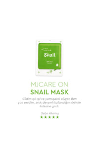 On Snail Mask - Salyangoz Özlü Yüz Maskesi 20'li