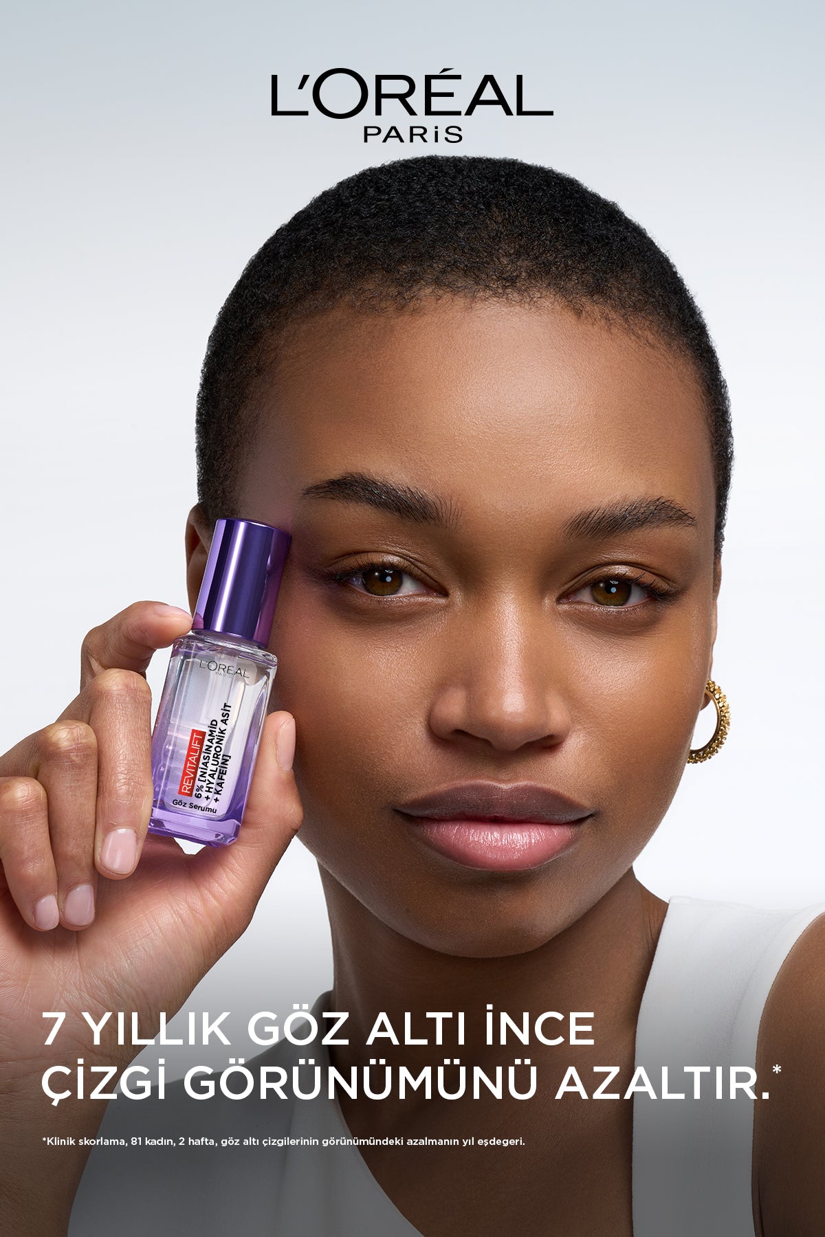 L'Oréal Paris Revitalift Filler [Hyaluronik Asit+Niasinamid+Saf Kafein] Aydınlatıcı, Kırışıklık Karşıtı Göz Serumu 2