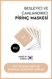 On Rice Extract Mask - Pirinç Özlü Yüz Maskesi 5'li