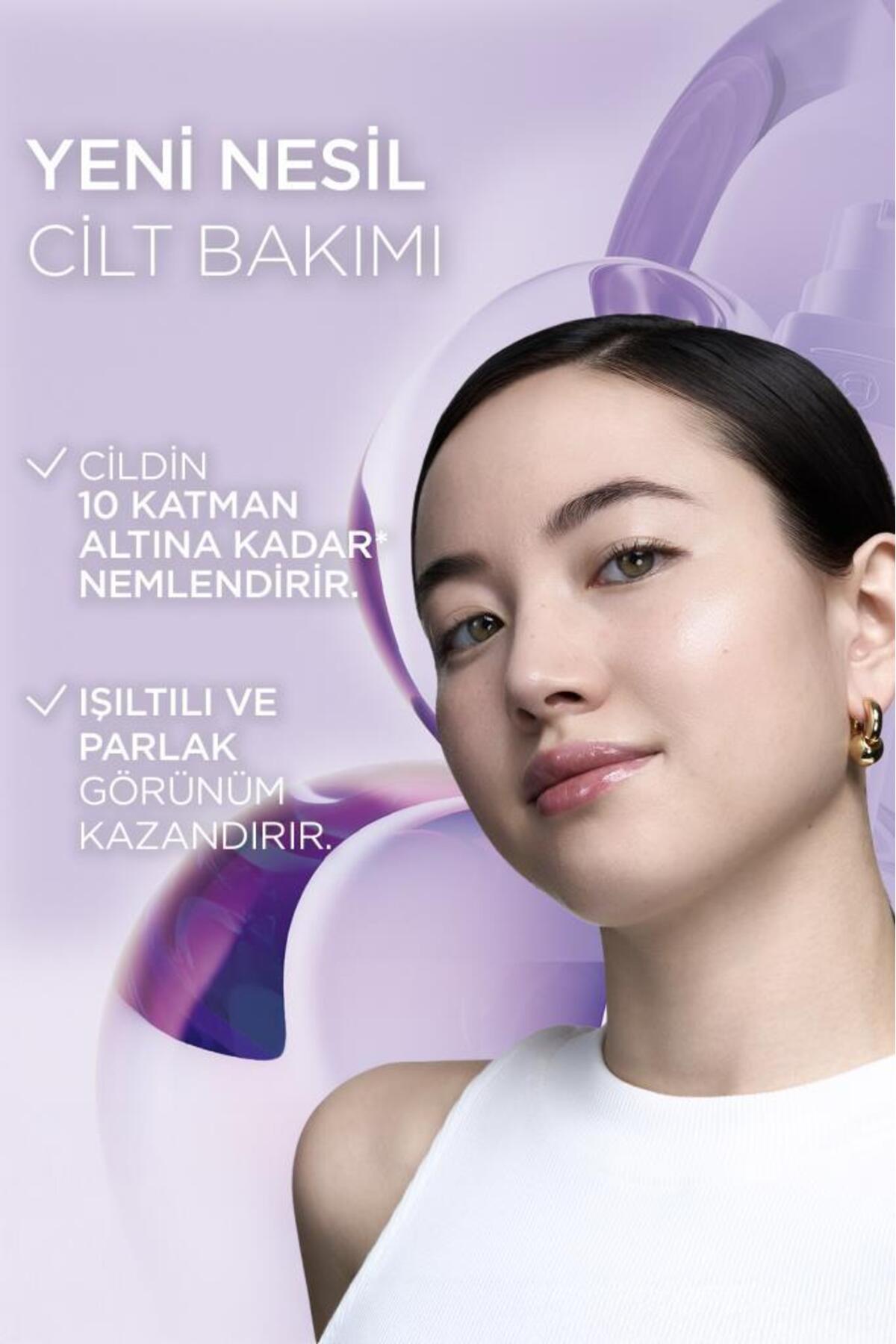 L'Oréal Paris Revitalift Filler Glassy Skin Cam Cilt Görünümü Veren[Hyaluronik Asit] İçeren Nemlendirici Krem 50ml 3