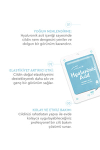 On Hyaluronic Acid Mask - Hyalüronik Asit Özlü Yüz Maskesi 10'lu