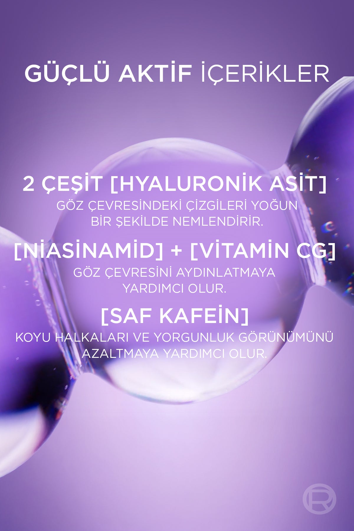 L'Oréal Paris Revitalift Filler [Hyaluronik Asit+Niasinamid+Saf Kafein] Aydınlatıcı, Kırışıklık Karşıtı Göz Serumu 4