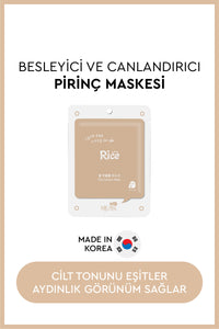 On Rice Extract Mask - Pirinç Özlü Yüz Maskesi