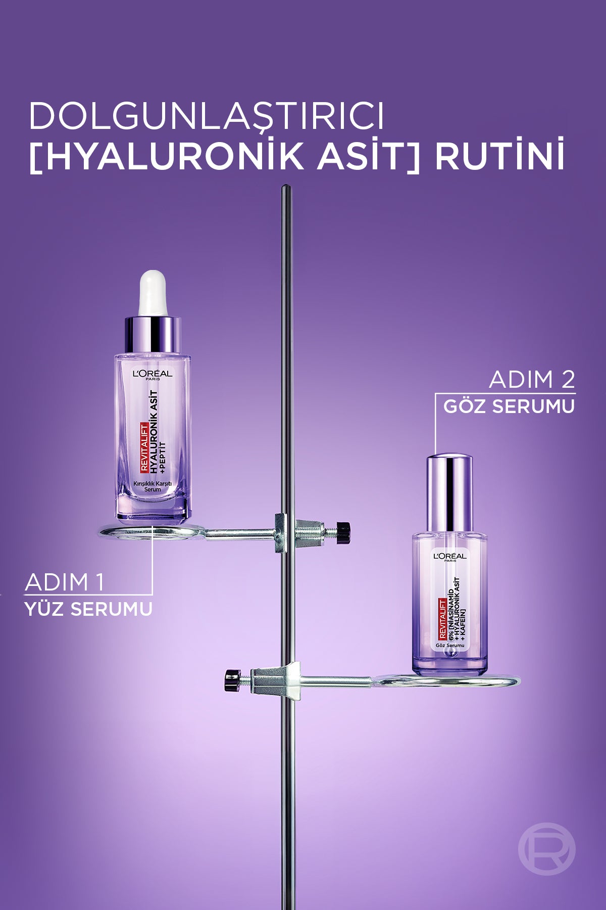 L'Oréal Paris Revitalift Filler [Hyaluronik Asit+Niasinamid+Saf Kafein] Aydınlatıcı, Kırışıklık Karşıtı Göz Serumu 7