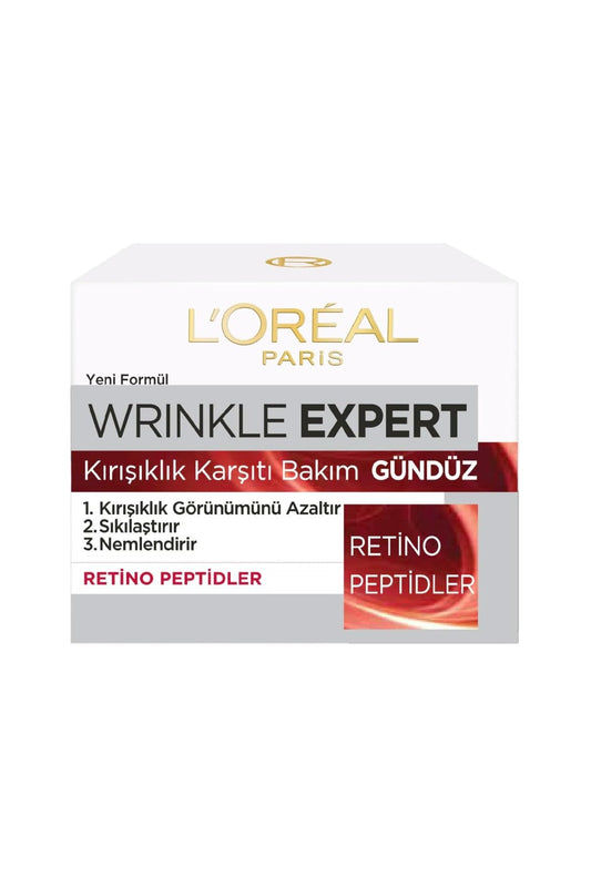 L'Oréal Paris Kırışıklık Uzmanı 45+ Retino Peptit Kırışıklık Karşıtı Gündüz Bakım Kremi 50 ml
