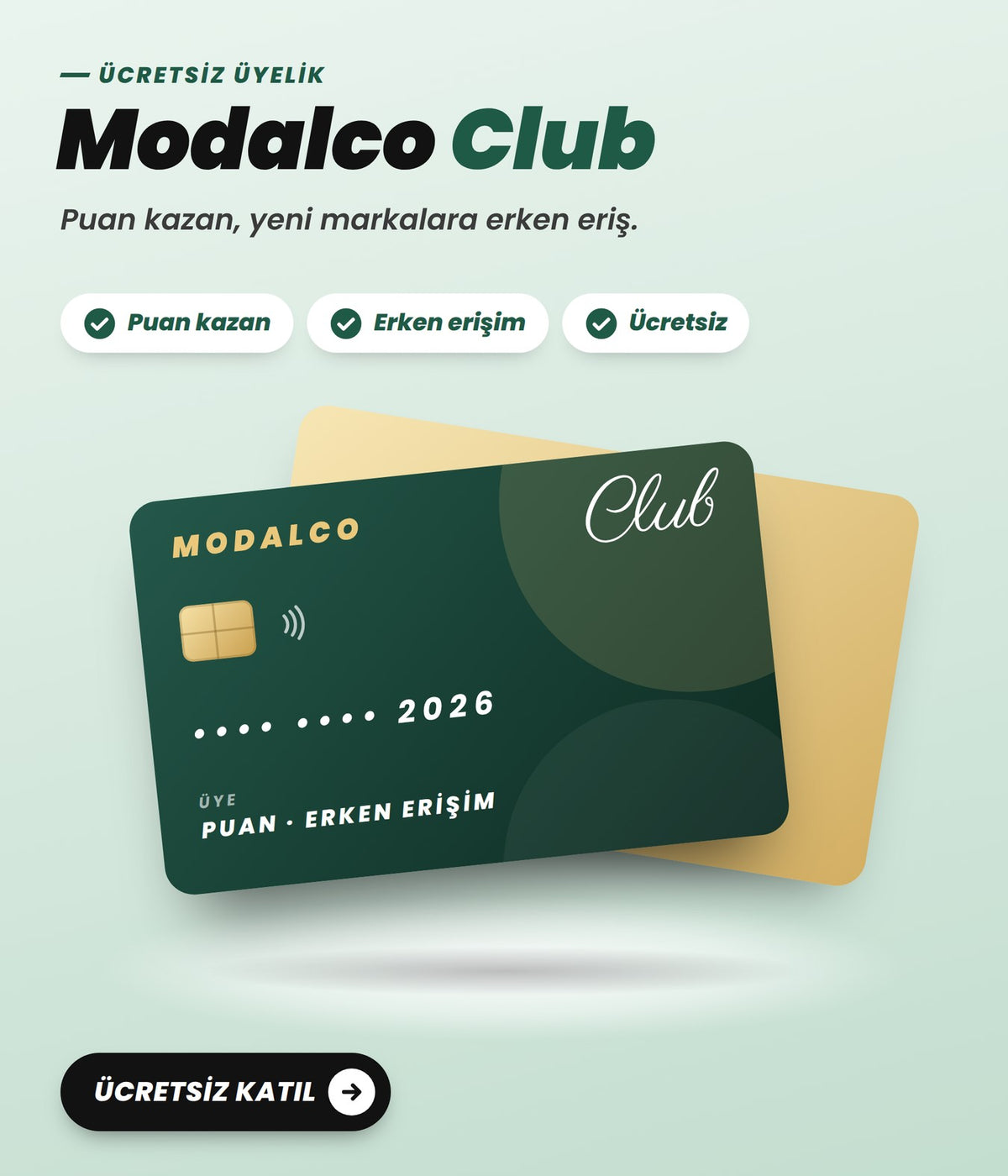 Modalco Club - üye ol