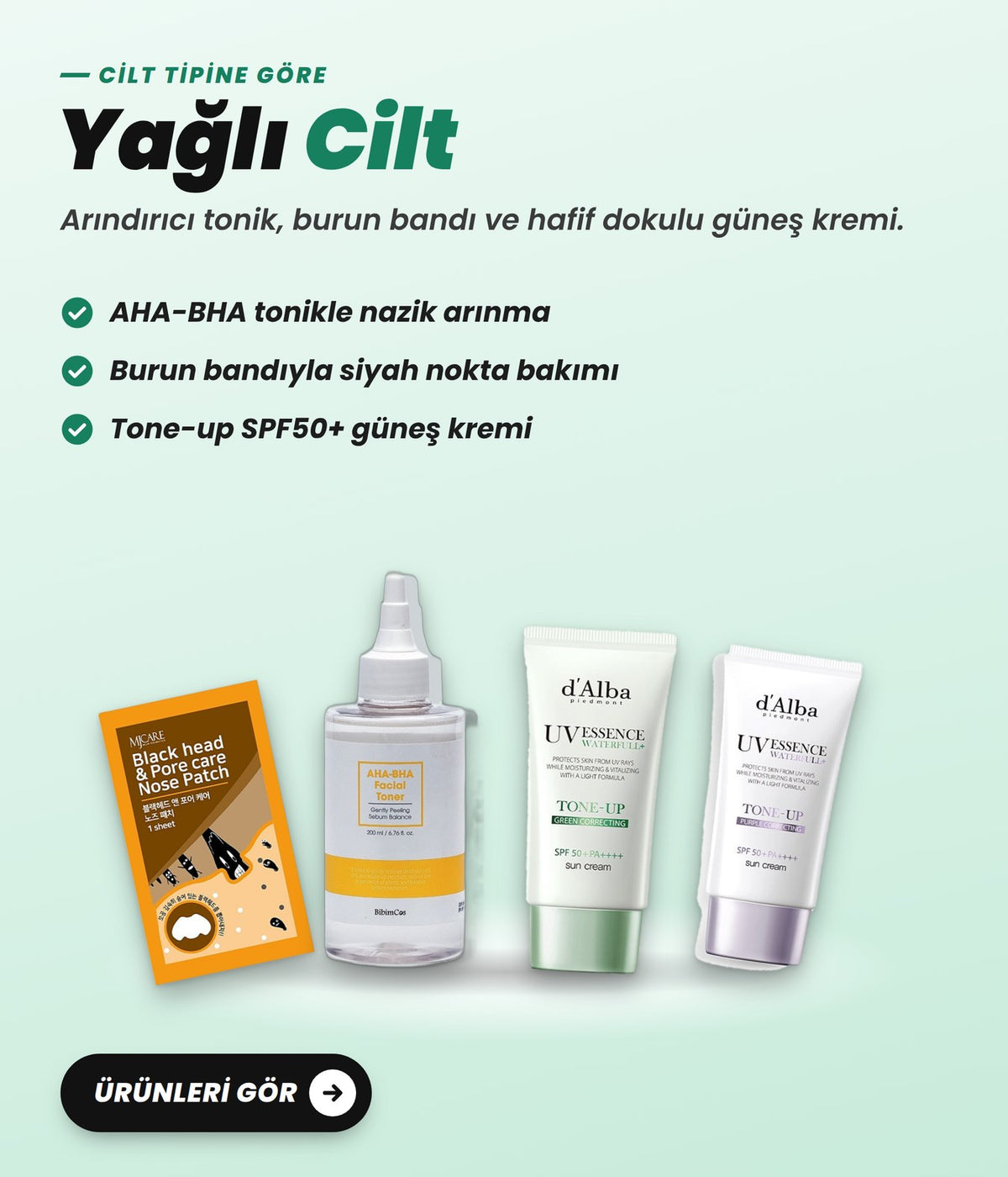 Yağlı ve karma ciltler için