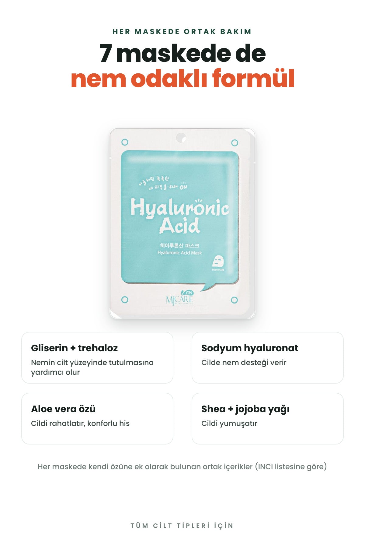 Mjcare 7 Günlük Yüz Maskesi Rutini - Her Güne Farklı 7'li Maske Seti 3