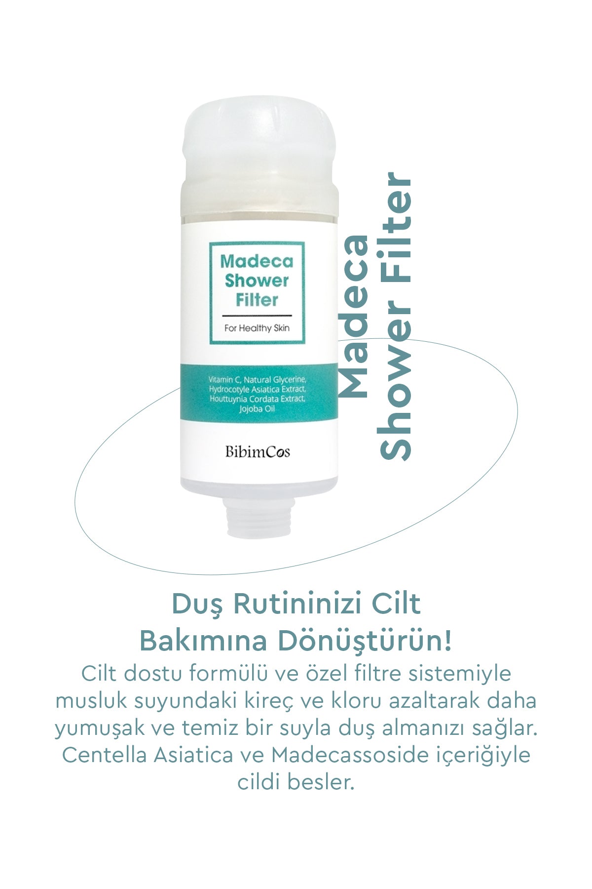 Mini Duş Başlığı + Madeca Duş Filtresi