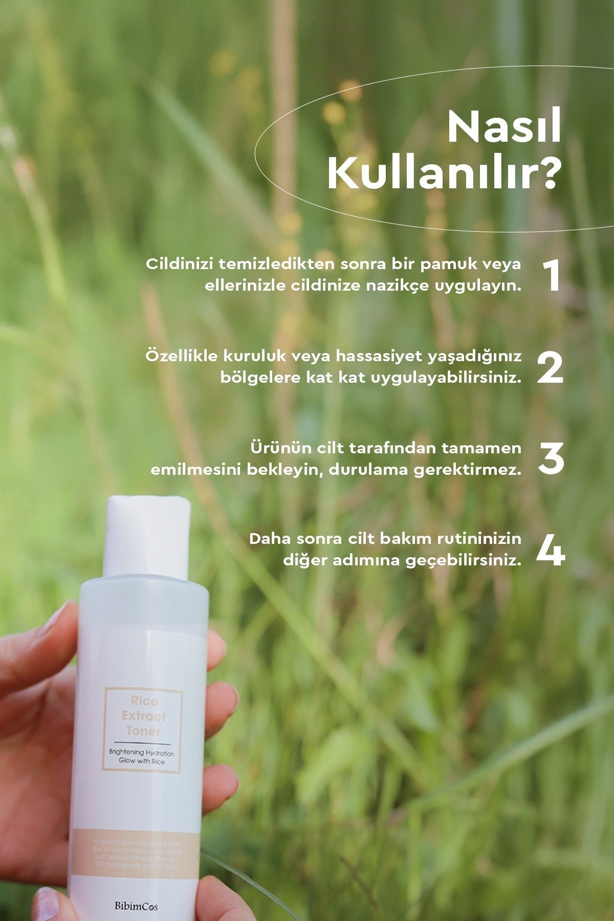 Rice Extract Toner 30ml Pirinç Özlü Tonik