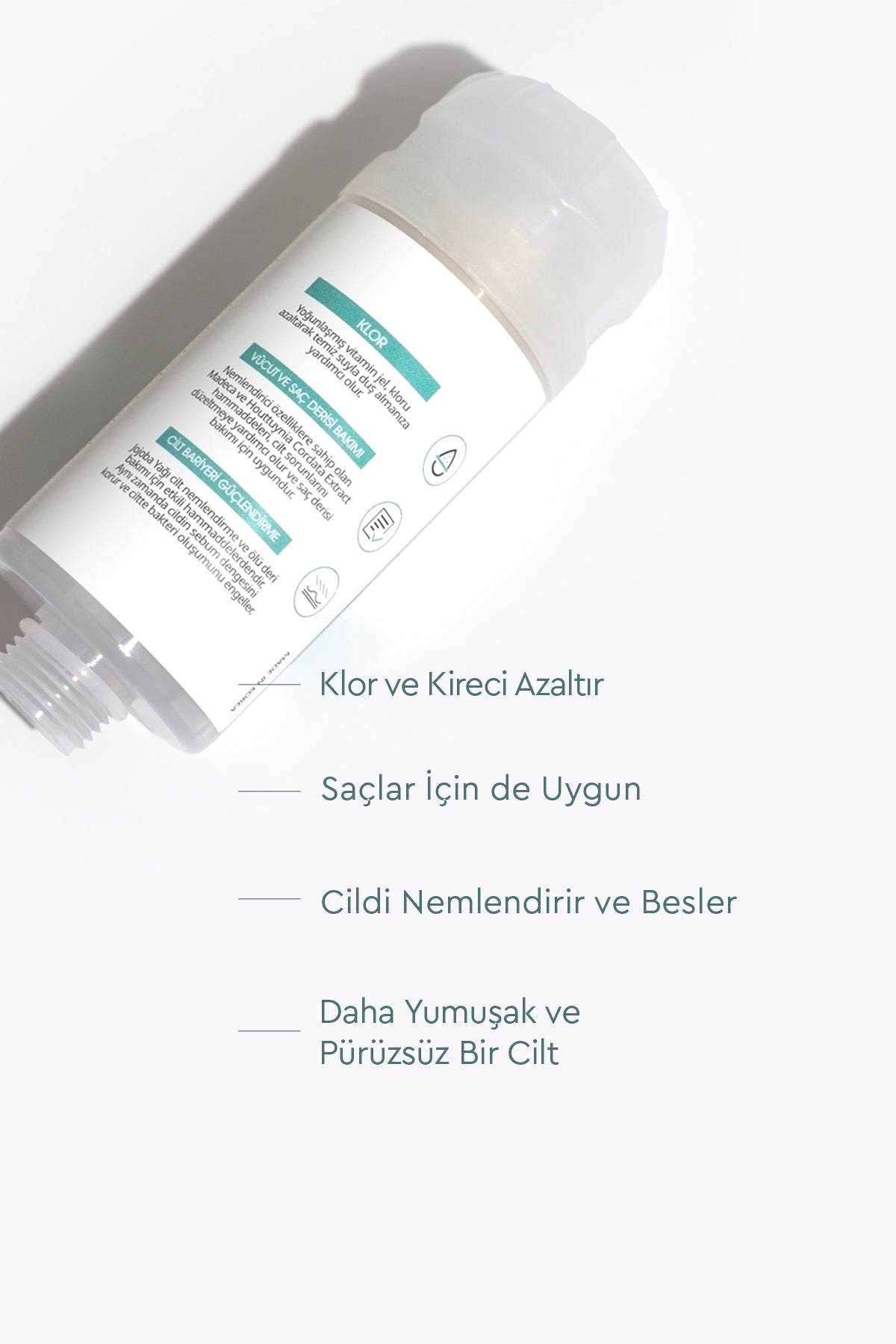 Mini Duş Başlığı + Madeca Duş Filtresi