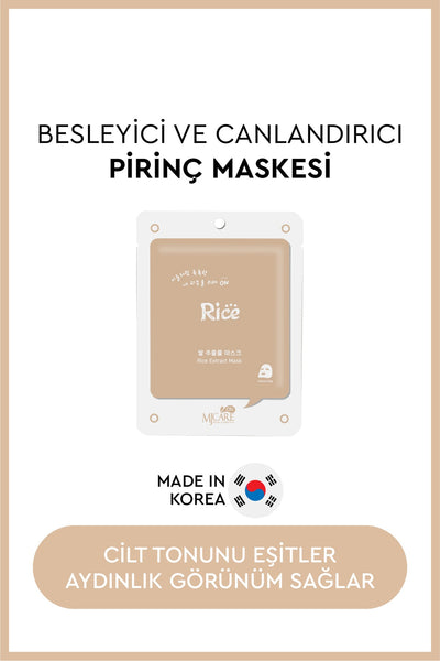 On Rice Extract Mask- Pirinç Özlü Yüz Maskesi