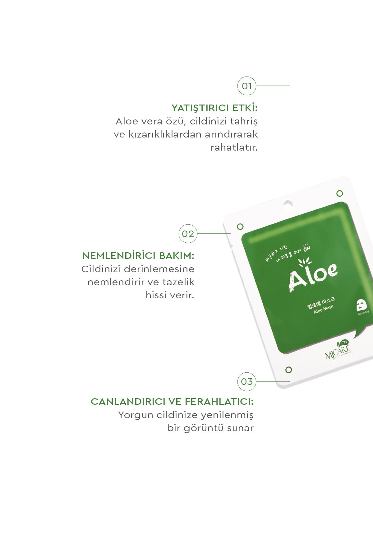 On Aloe Vera Özlü Yüz Maskesi