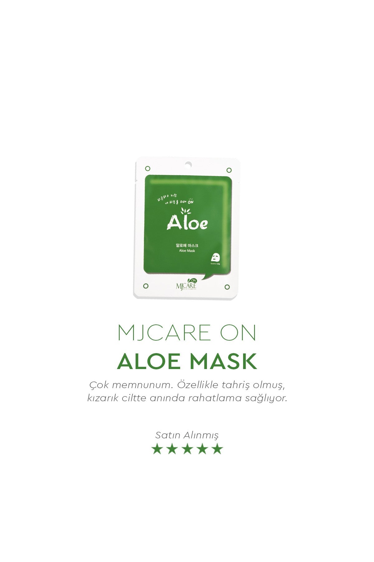 On Aloe Vera Özlü Yüz Maskesi