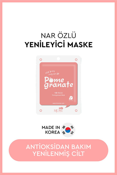 On Pomegranate Mask - Nar Özlü Yüz Maskesi