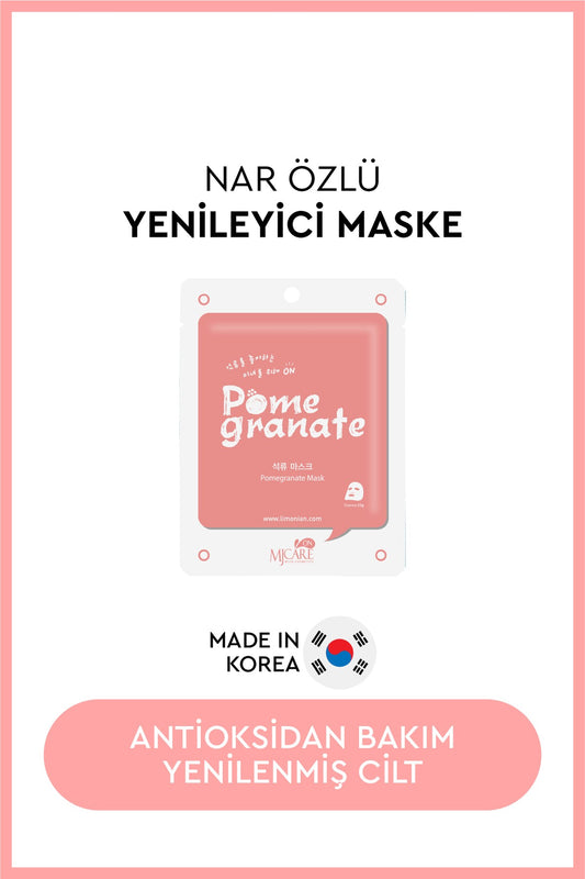 On Pomegranate Mask - Nar Özlü Yüz Maskesi