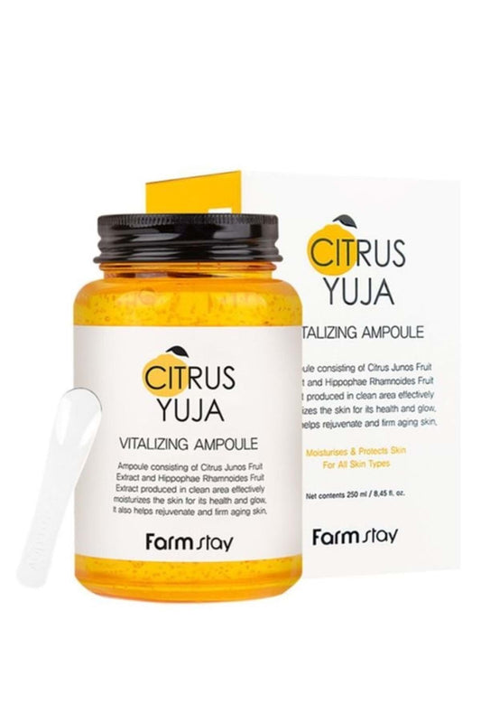 Farm Stay Citrus Yuja Vitalizing Ampoule 250 ml C Vitamini Içeren Ampul