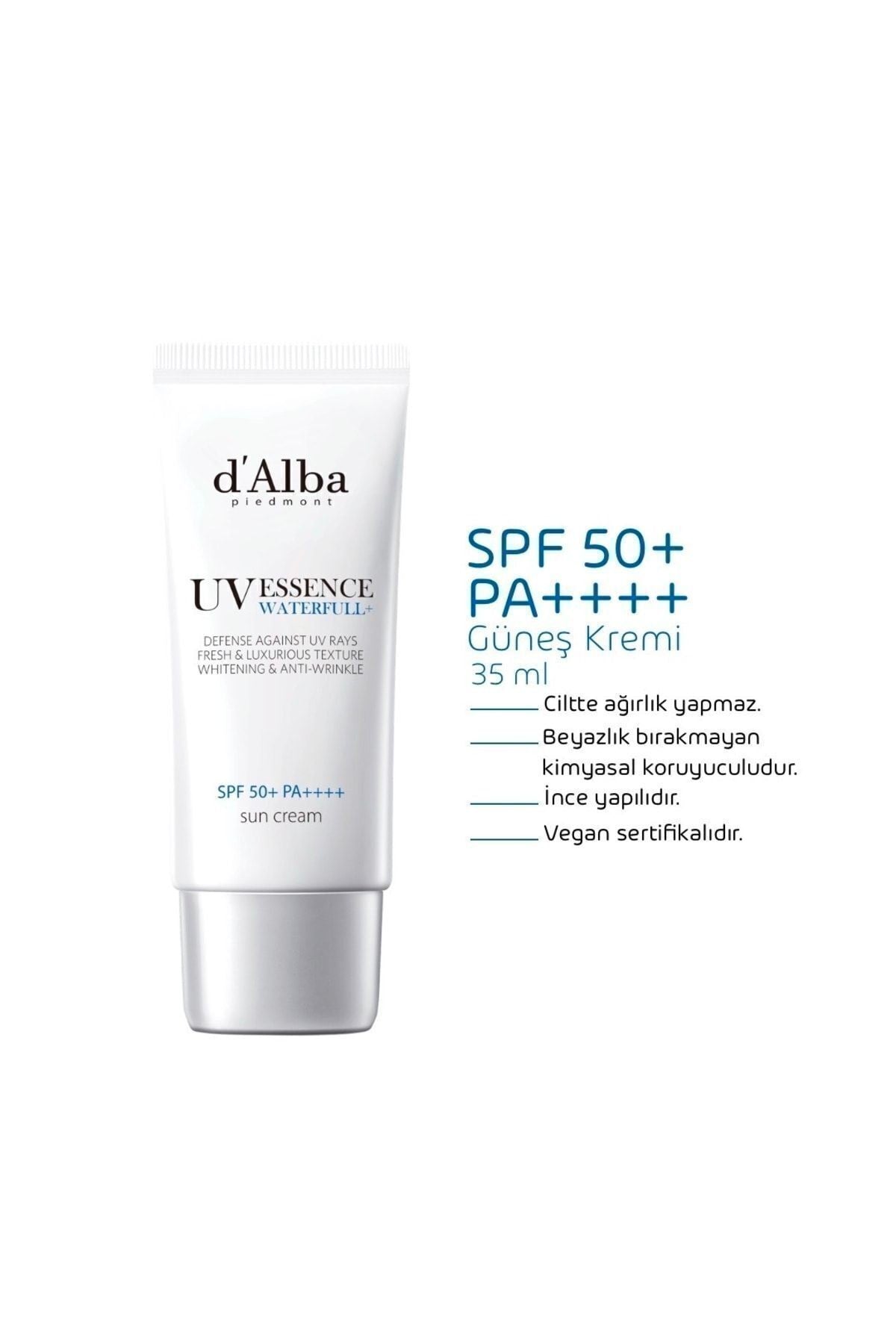 Waterful Essence Sun Cream 35ml - Ultra Hafif Yapılı Nemlendirici Güneş Koruyucu