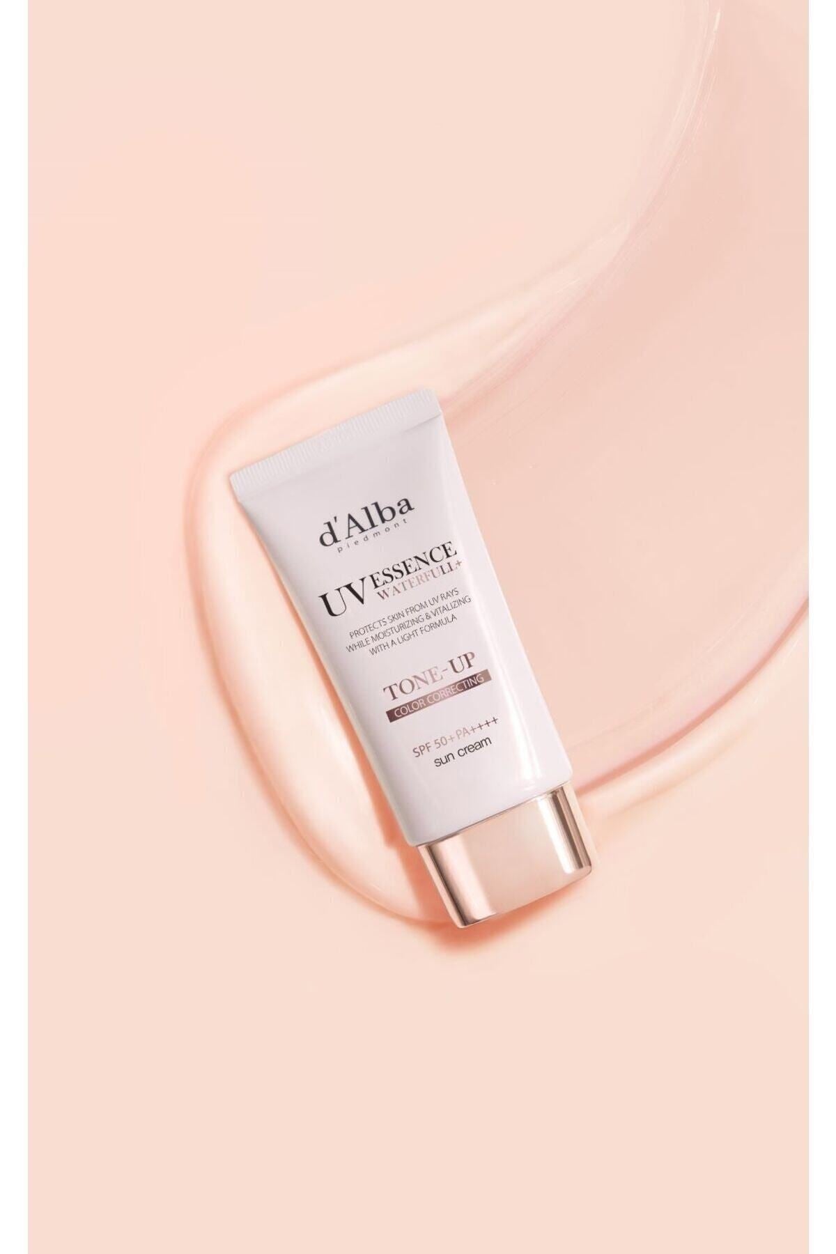 Waterfull Essence Tone Up Pink Sun Cream Spf50 Pa Aydınlatıcı Ve Ton Eşitleyici Güneş Kremi