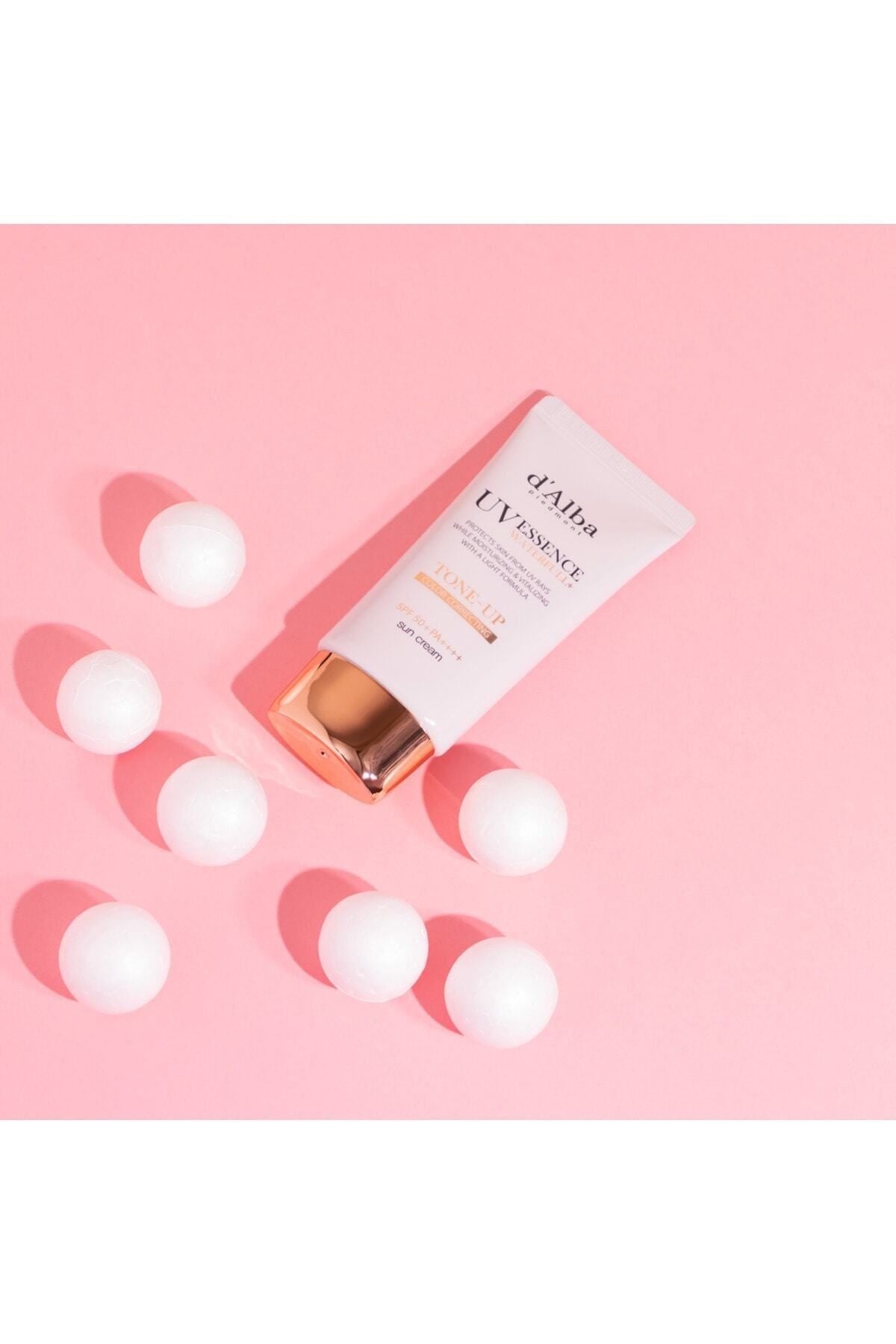 Waterfull Essence Tone Up Pink Sun Cream Spf50 Pa Aydınlatıcı Ve Ton Eşitleyici Güneş Kremi