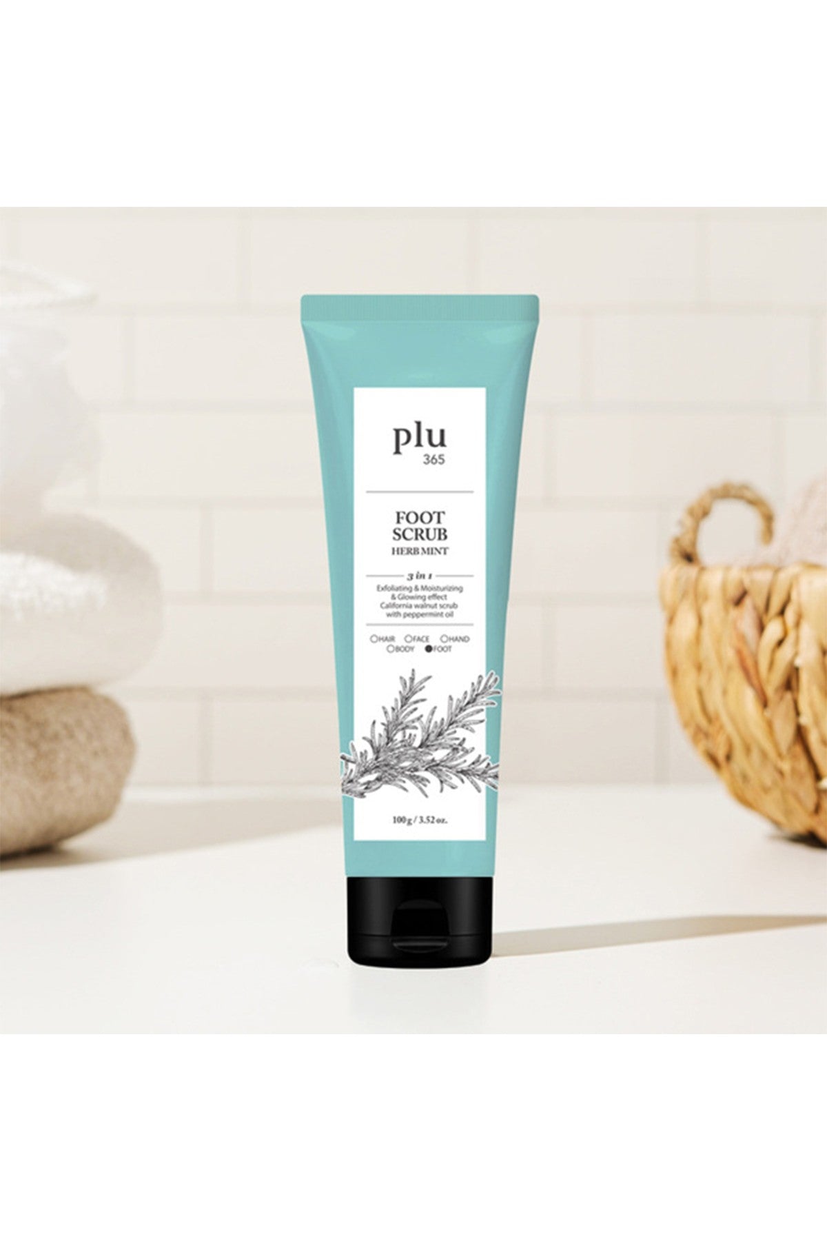Plu365 Foot Scrub Herb Mint 100gr - Naneli Ayak Peelingi