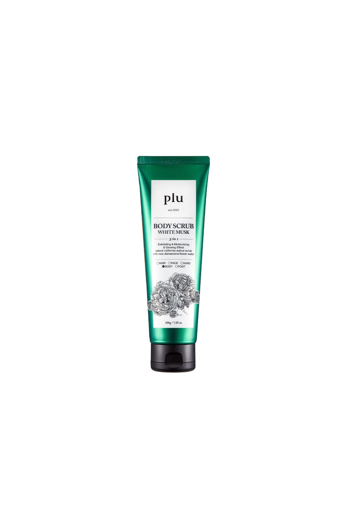 Original Body Scrub White Musk 200g - Beyaz Miskli Vücut Peelingi