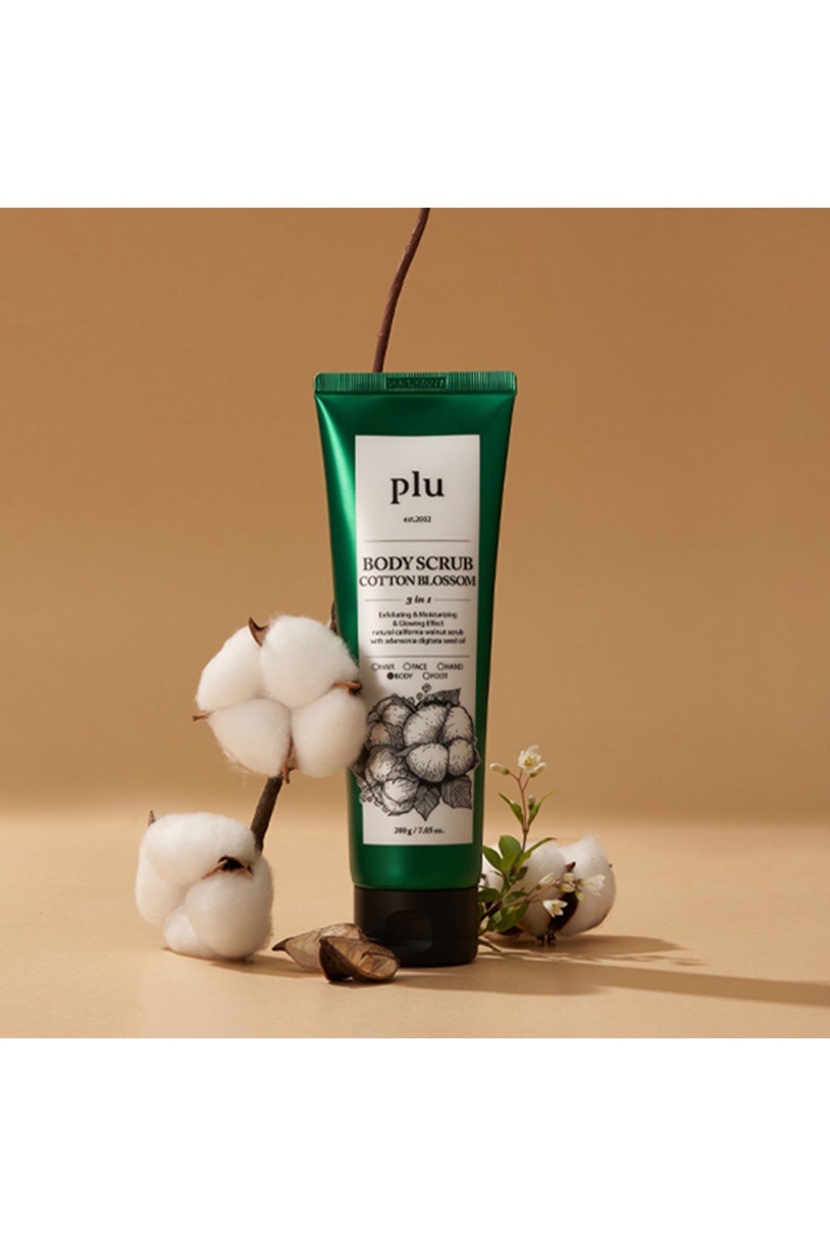 Original Body Scrub Cotton Blossom 200g - Pamuk Çiçekli Vücut Peelingi