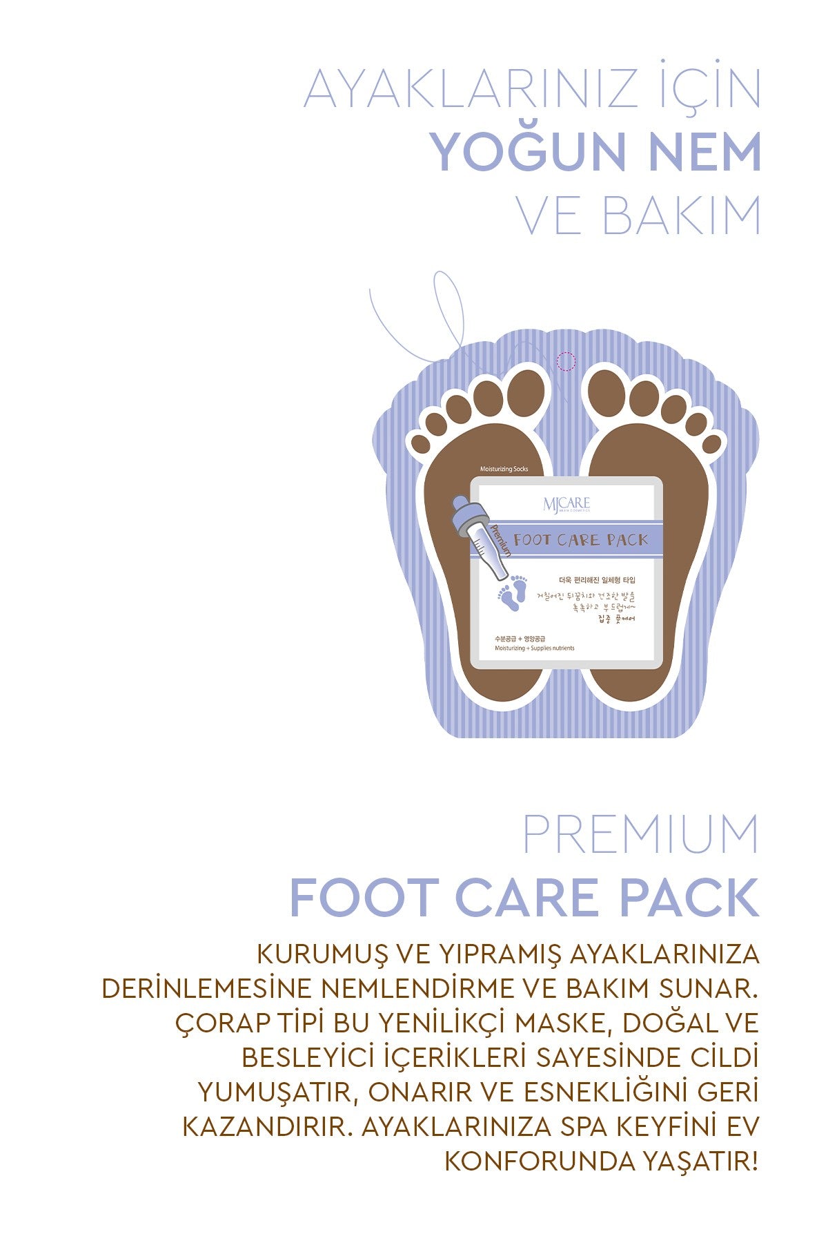 Çorap Tipi Ayak Bakım Maskesi