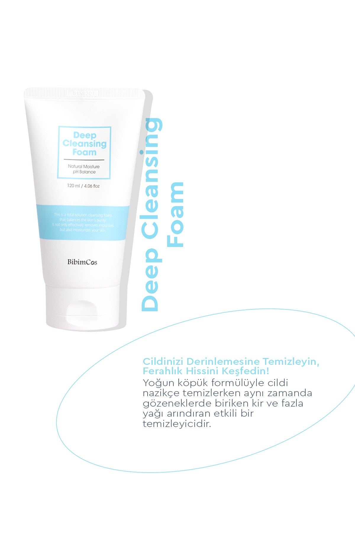 Deep Cleansing Foam 120ml – Yüz Temizleyici Köpük
