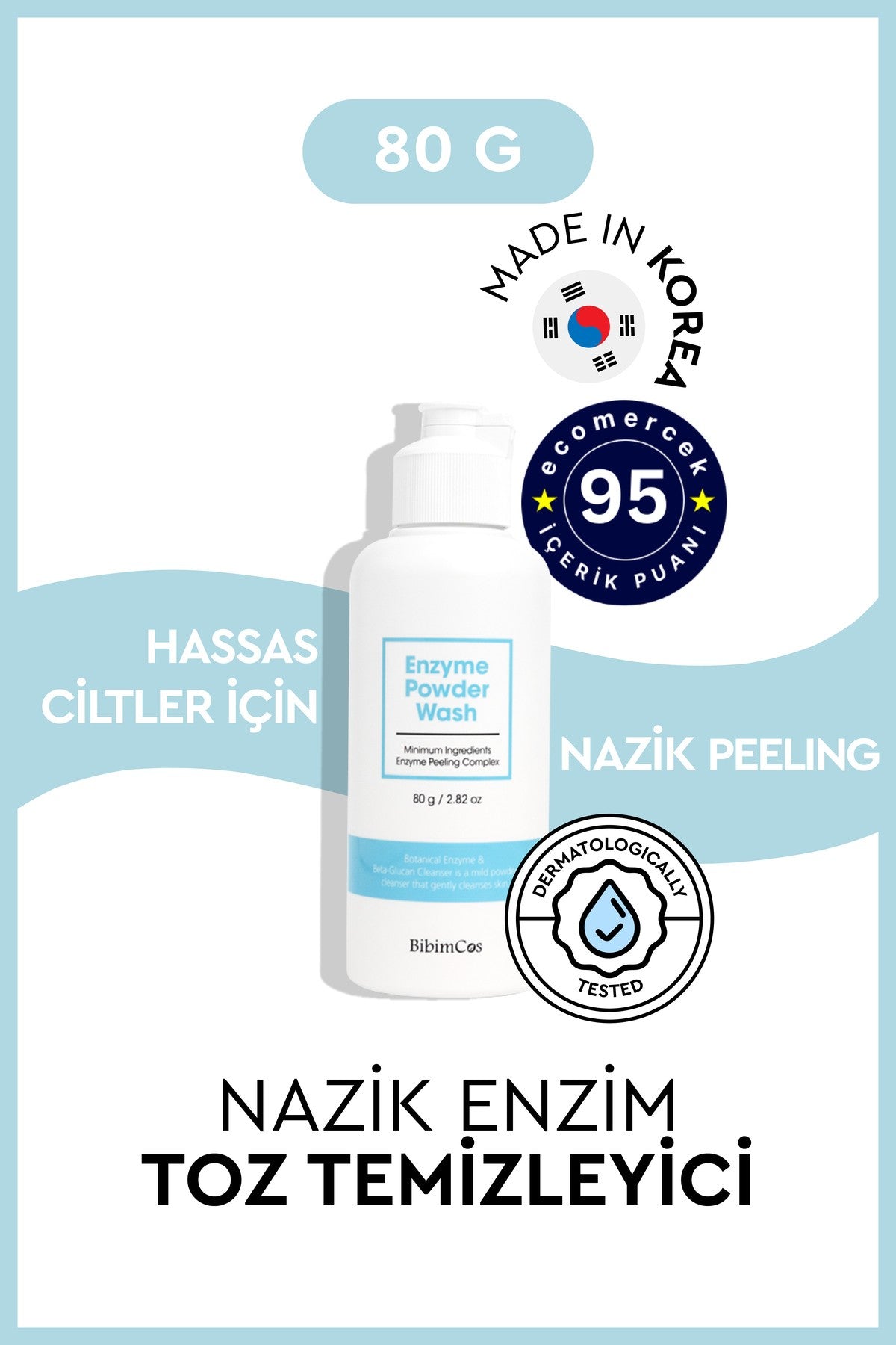 Enzyme Powder Wash 80gr - Arındırıcı Toz Temizleyici