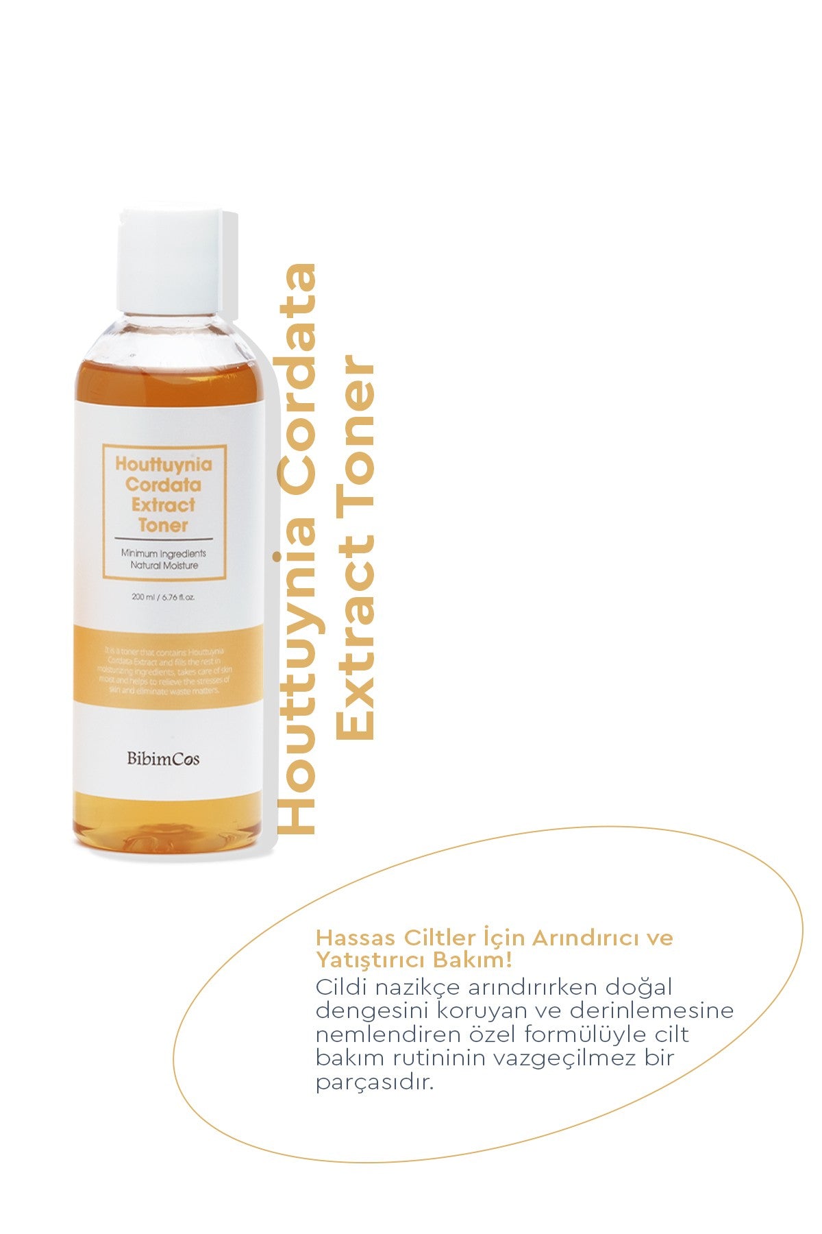 Houttuynia Cordata Extract Toner 200 ml – Arındırıcı Tonik