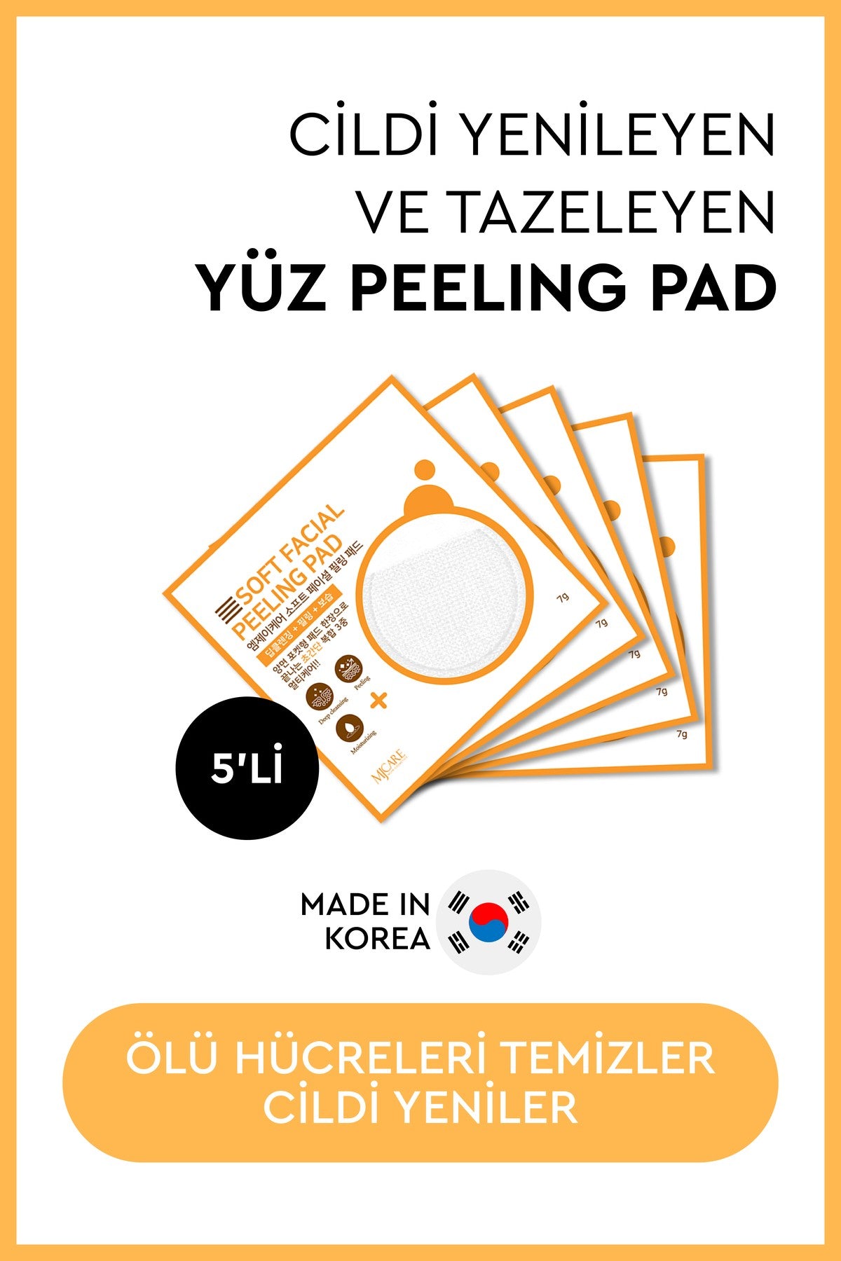 Face Peeling Pad 5'li