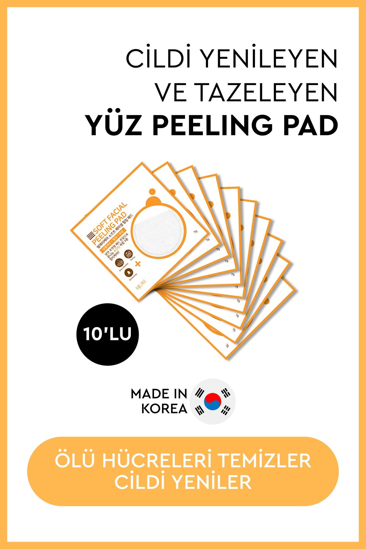 Face Peeling - Yüz Peeling Pad 10'lu
