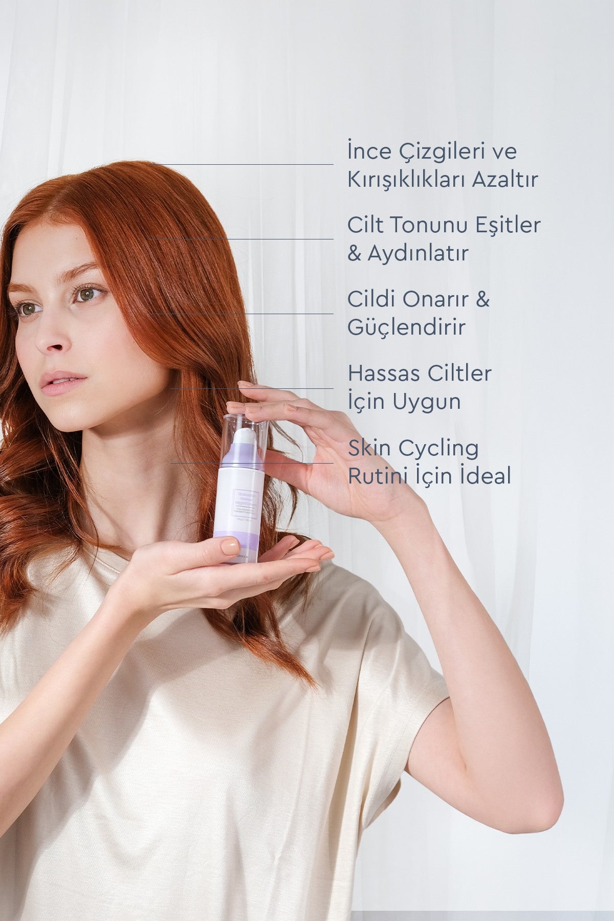 Retinal & Bakuchiol Destekli Yenileyici Gece Kremi 30g