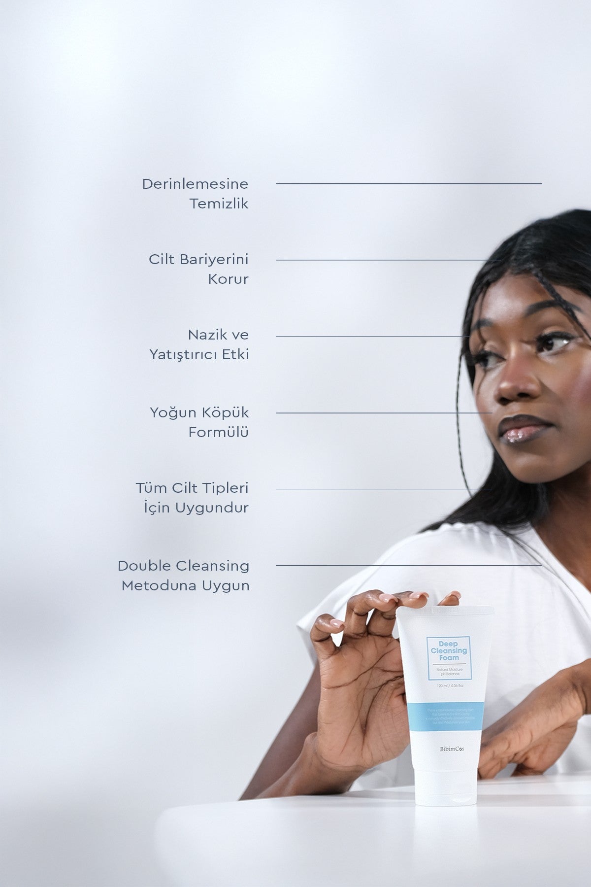 Deep Cleansing Foam 120ml – Yüz Temizleyici Köpük