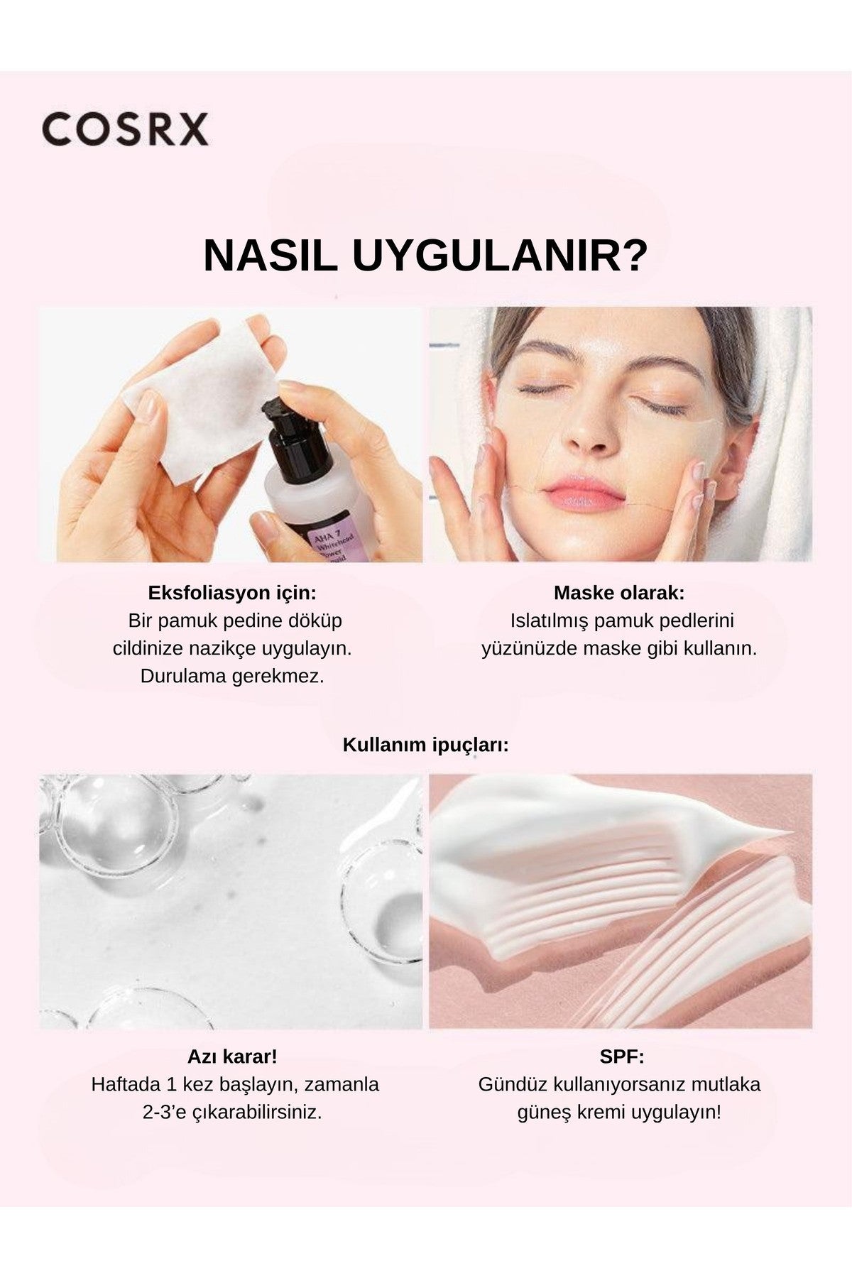AHA 7 Whitehead Power Liquid – 100ml AHA Asitli Tonik
