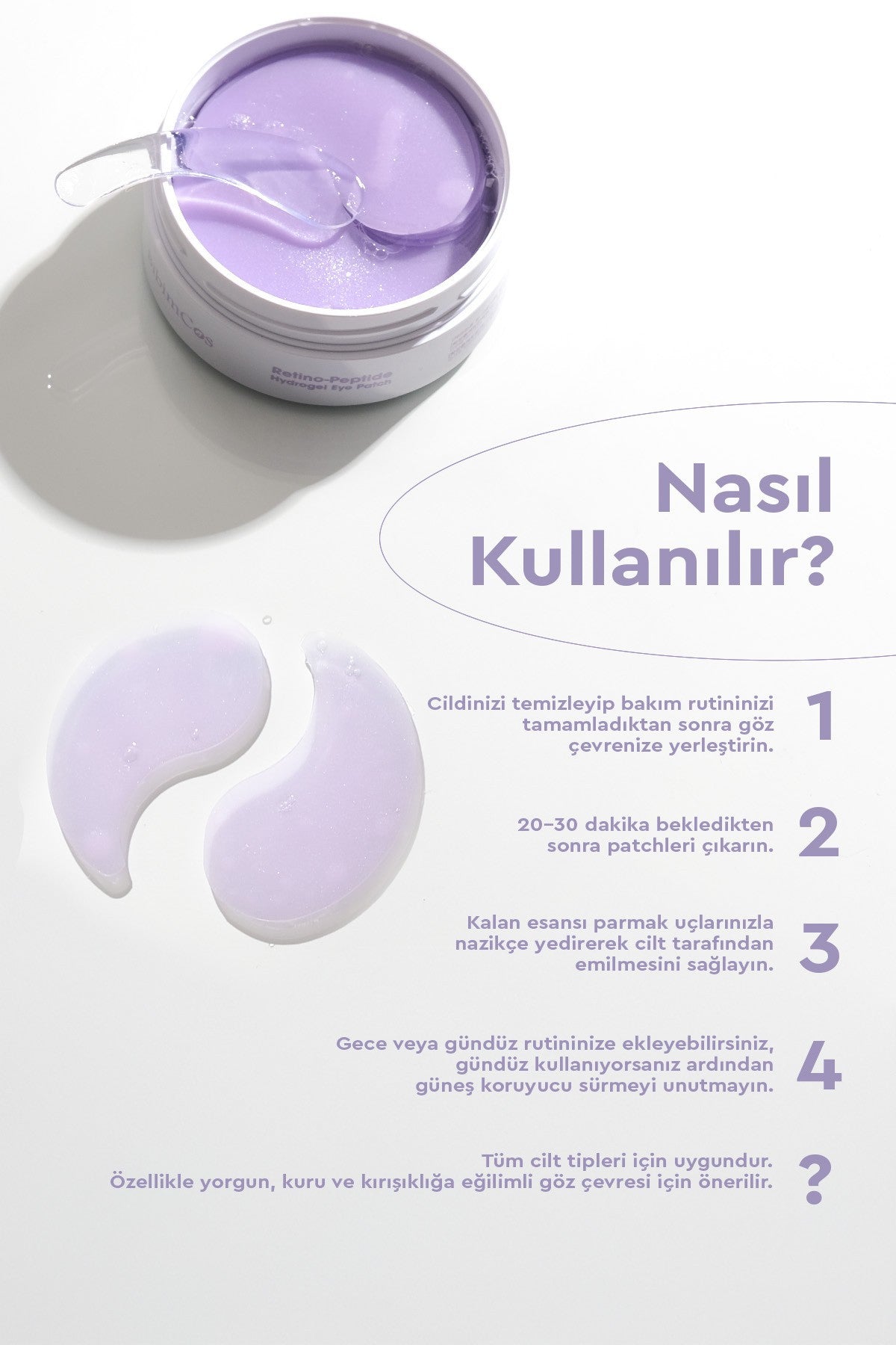 Retino-peptide Hydrogel Eye Patch - Göz Maskesi