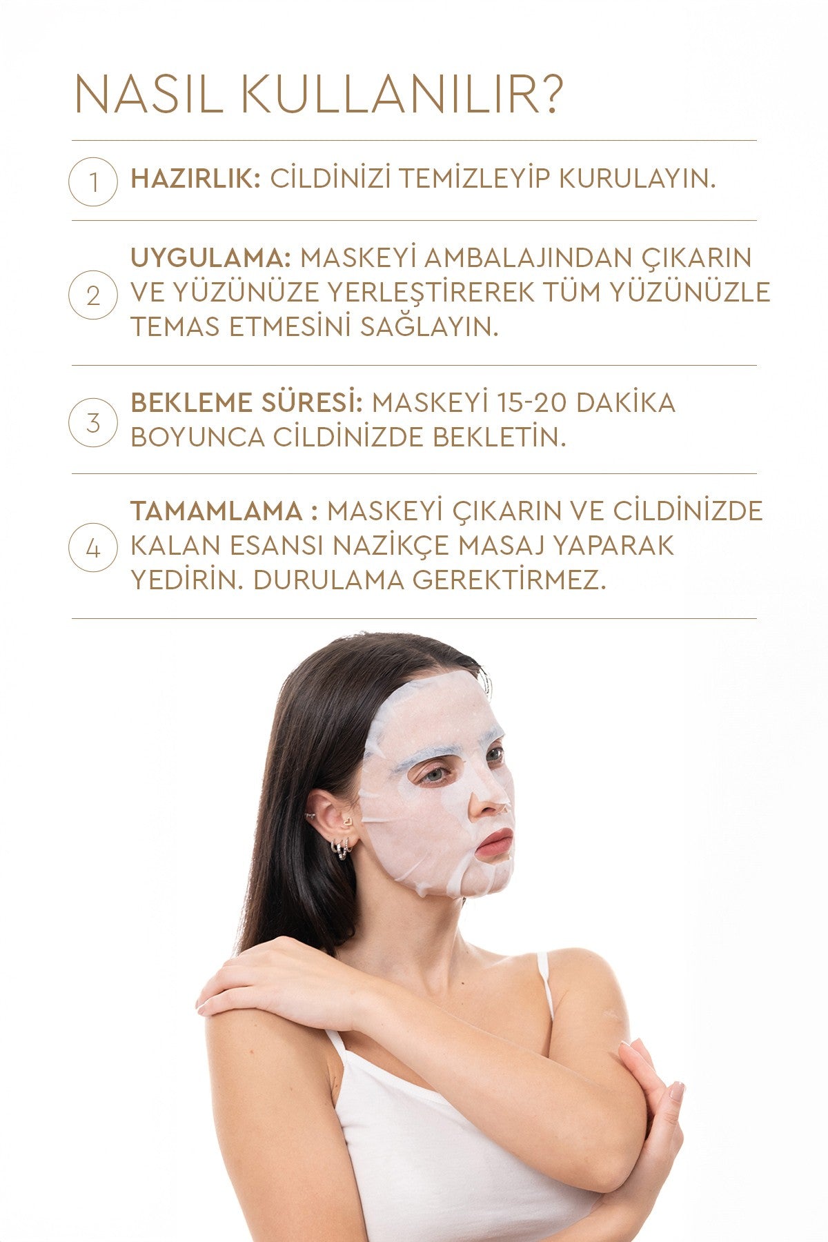 On Rice Extract Mask - Pirinç Özlü Yüz Maskesi 10'lu